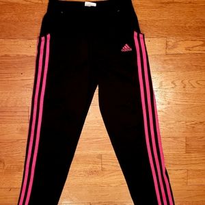 VGUC Girl's Adidas warm up pants size 6/7